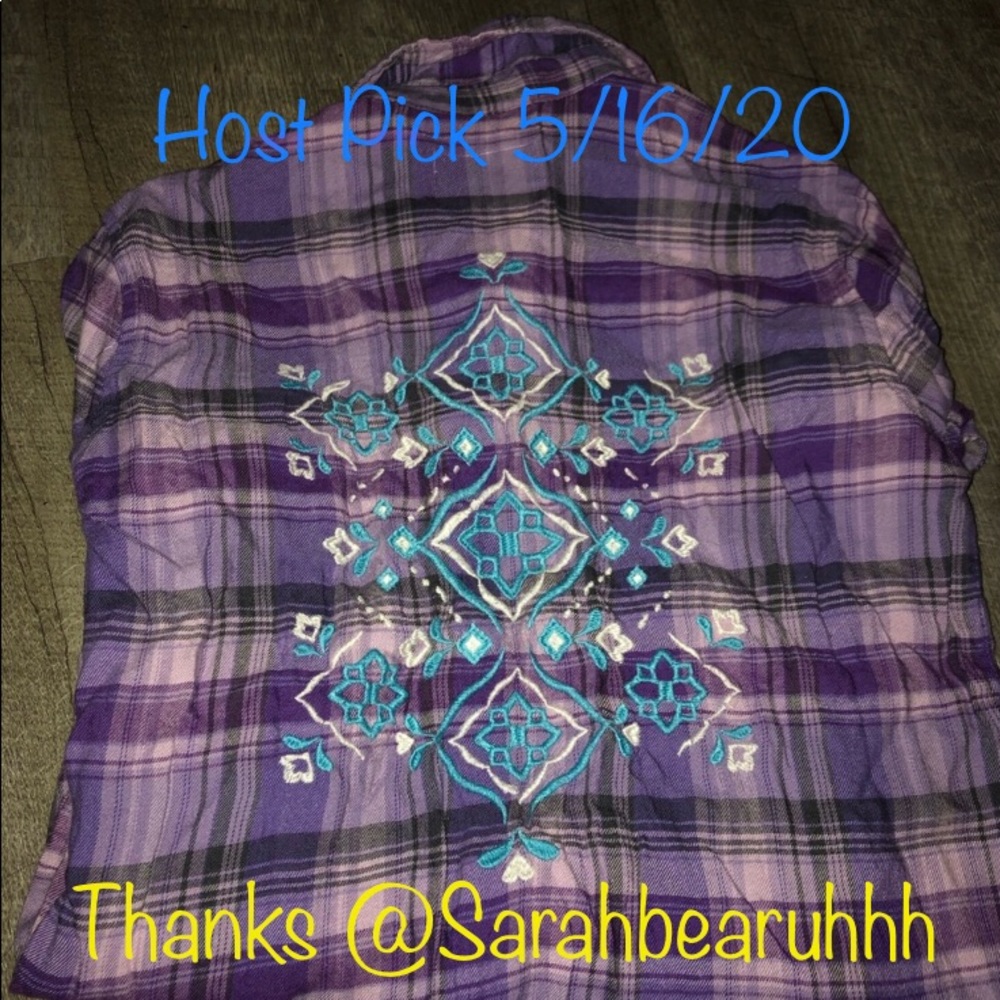 Girls Justice plaid shirt